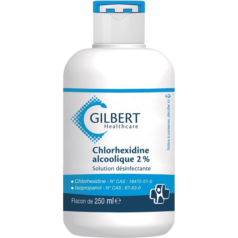 Chlorhexidine alcoolique incolore 2%* - LABORATOIRES GILBERT