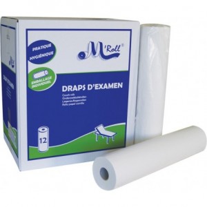 Draps lisses ouate 80% - M'ROLL - GLOBAL HYGIENE