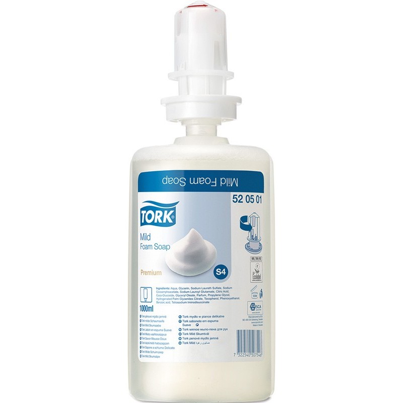 Distributeur pour savon mousse - S4 - TORK - SCA TISSUE