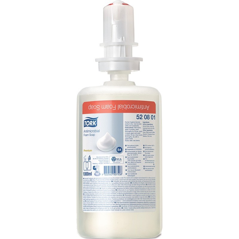 Distributeur pour savon mousse - S4 - TORK - SCA TISSUE