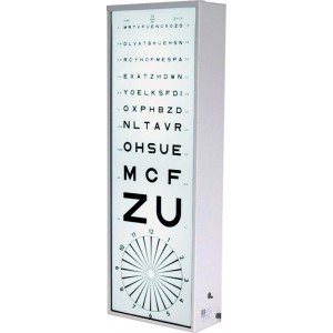 Echelles optométriques lumineuses - ELLA LEGROS